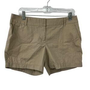 J.CREW Chino Broken In Khaki Shorts SZ 6